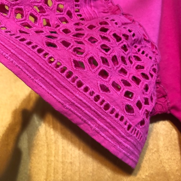 NWT Talbot’s Women’s Short Sleeve Pink Cotton Dress in Size XS Spring Summer - Picture 5 of 8